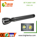 China Factory 3D Cell Operated Aluminum 10W Multi-functional brightest led flashlight lumens